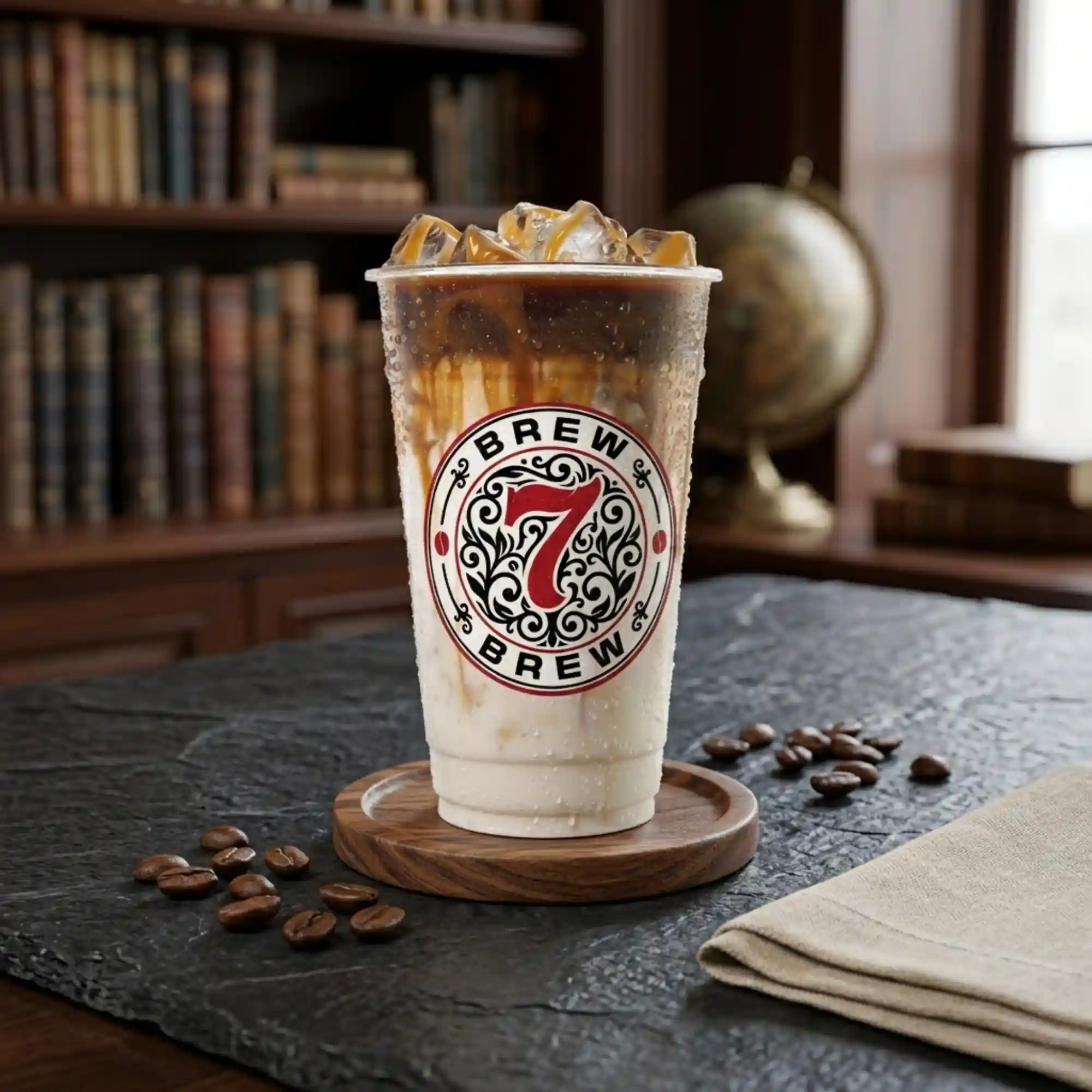 7 Brew Funnel Cake Macchiato
