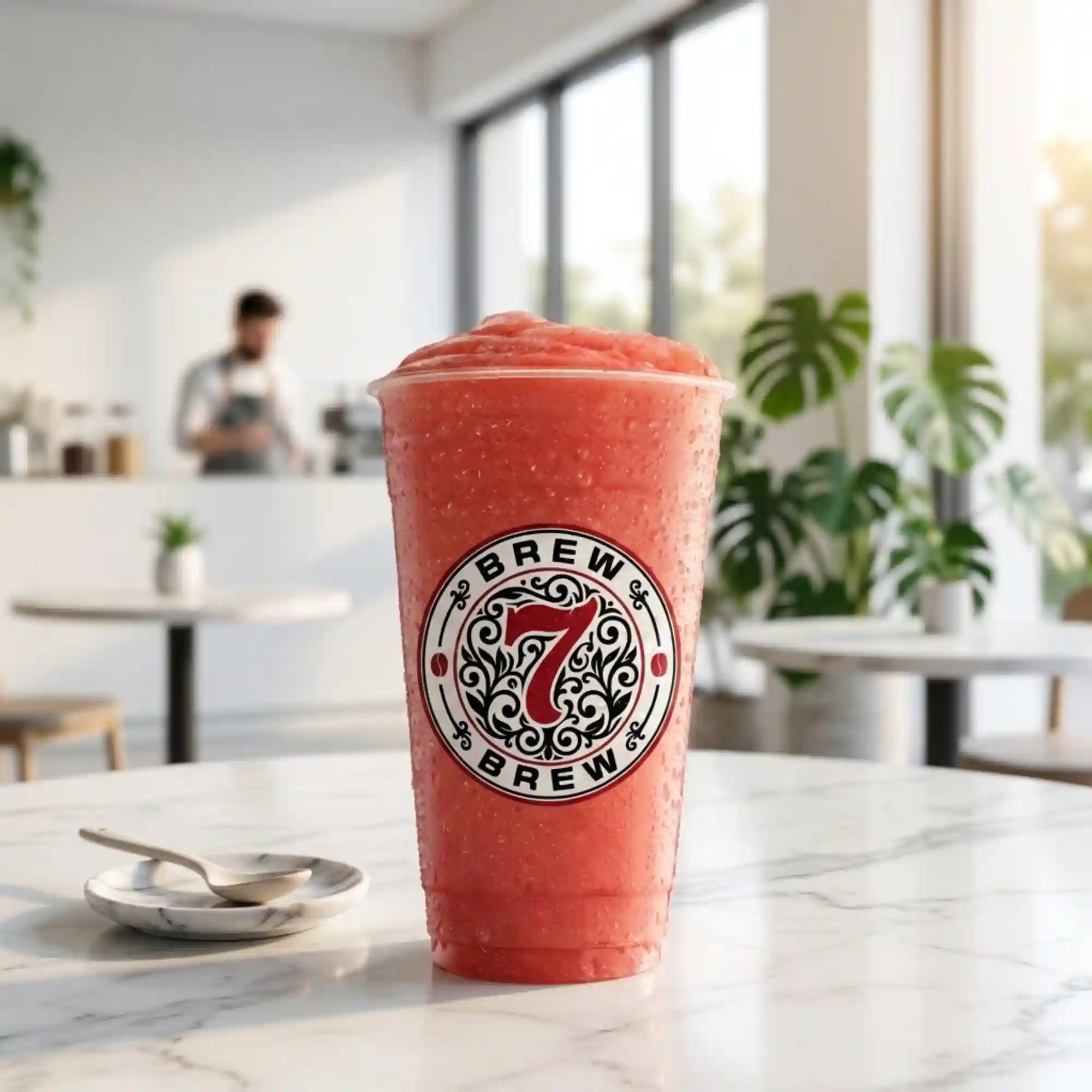 7 Brew Banana Strawberry Smoothie