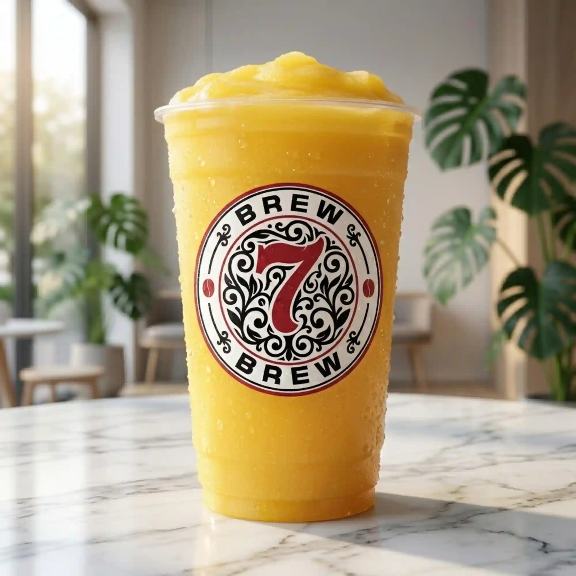 7 Brew Summer Breeze Peach Smoothie